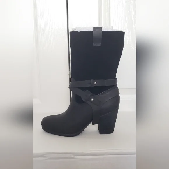 UNWORN Ralph Lauren Denim & Supply MATTIE Leather Boots - Picture 1 of 9